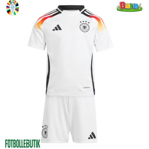 Tyskland Hemmaställ Barn EM 2024 Kortärmad (+ Korta byxor)